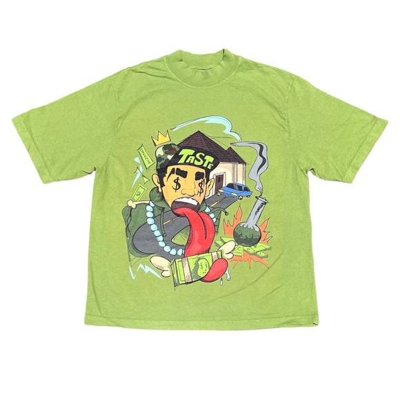 LIFESTYLE GREEN TEE - Picture 1 of 2